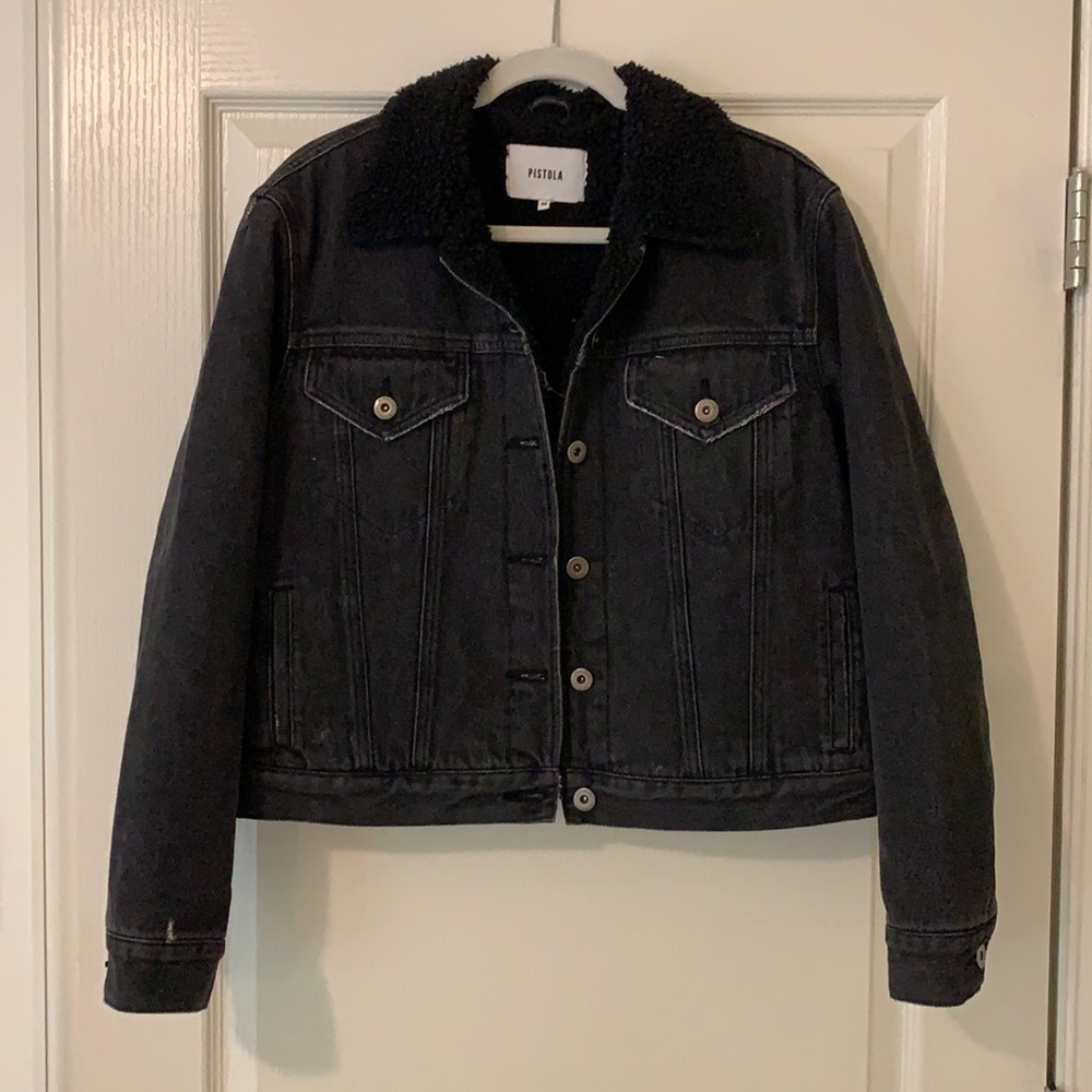Black Jean jacket size medium